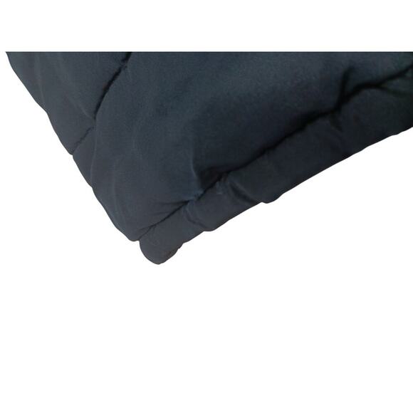 Marc Ecko Cut & Sew Black Quilted Puffer Vest Men’s Small S Zip Up Logo Pockets - Picture 12 of 16